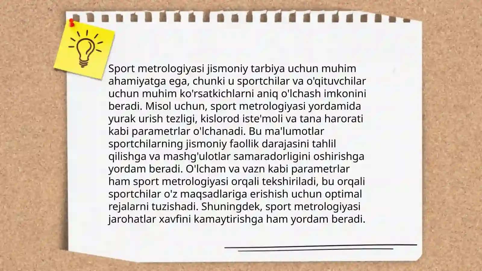 Jismoniy tarbiya va sportda sport metrologiyasining roli 3
