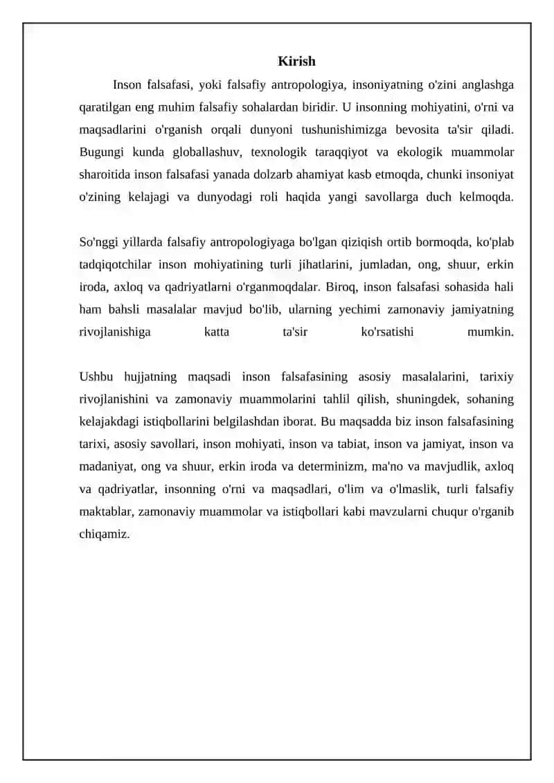 Inson falsafasi ( Falsafiy antropologiya) 3