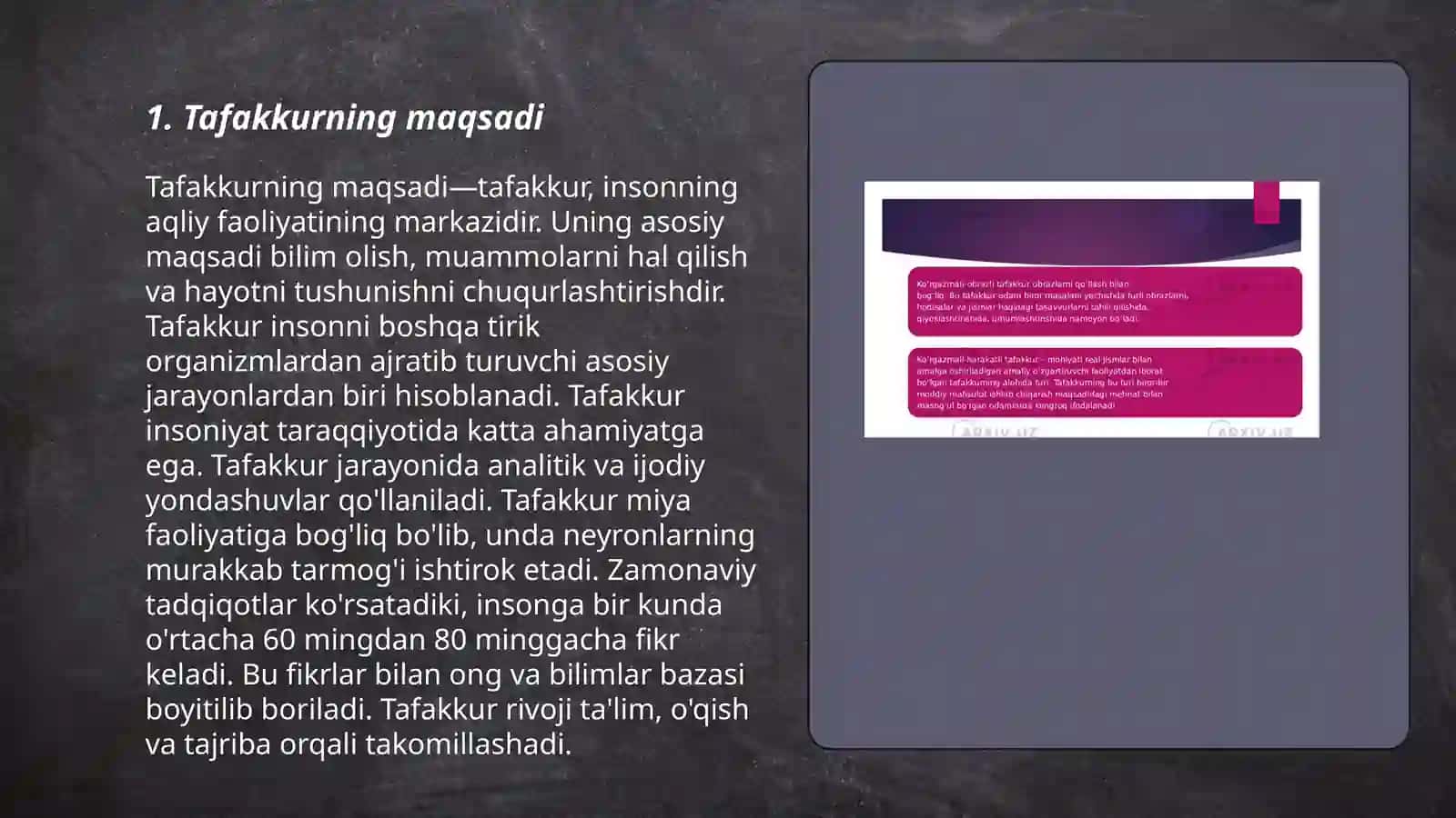 Tafakkur 3
