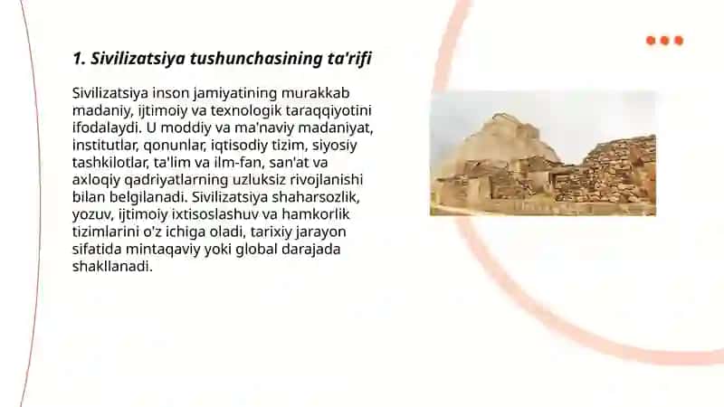 Sivilizatsiya tushunchasi 3