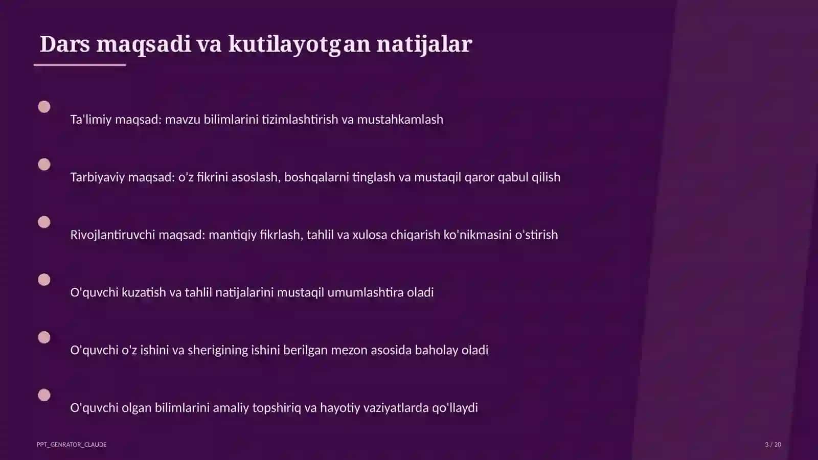 Insho yozish metodikasi: esse va maqola (11-sinf) 3