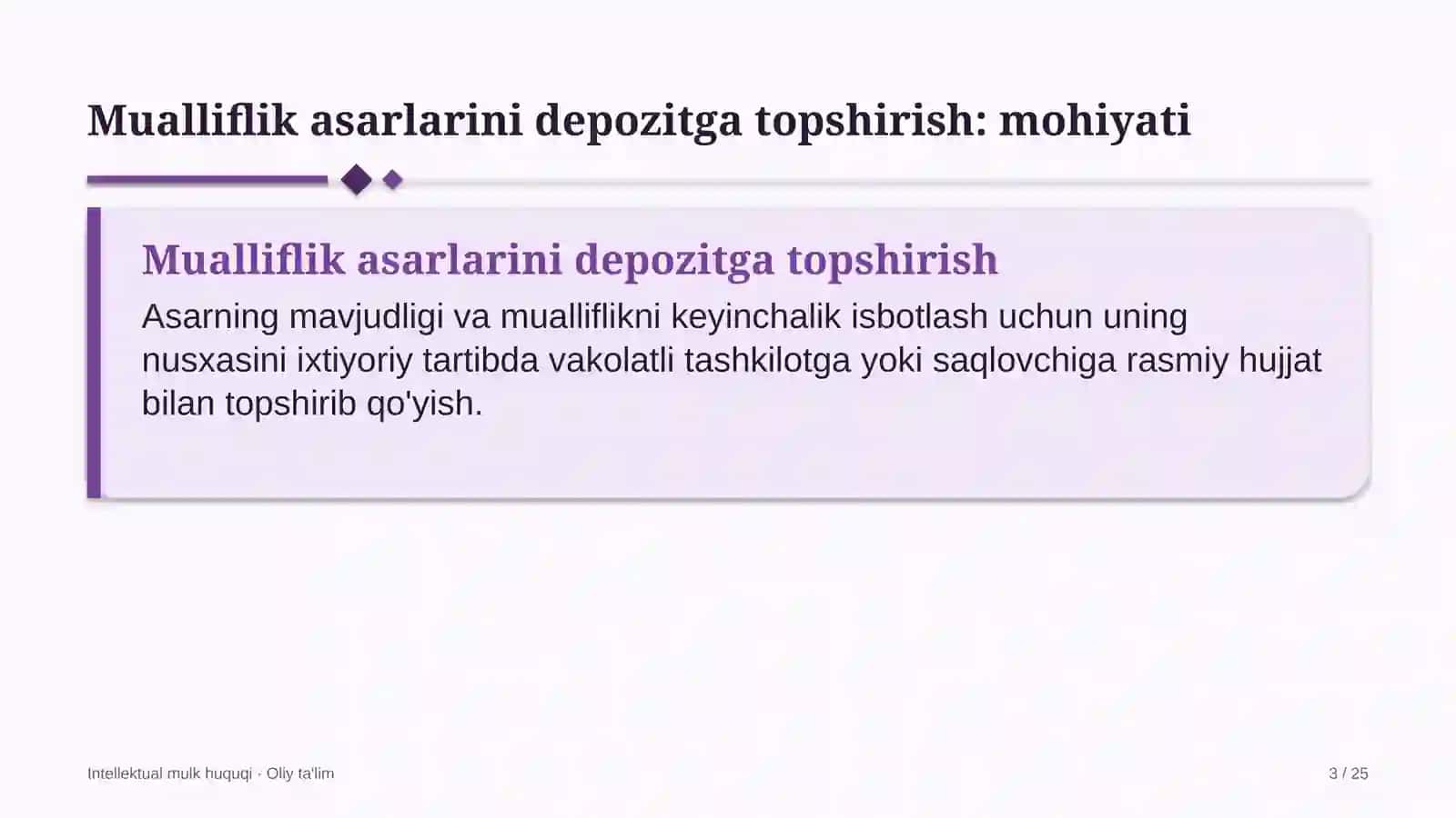 yoga studiyalarida mualliflik huquqi obyektlarini depozitga topshirish 2242 3