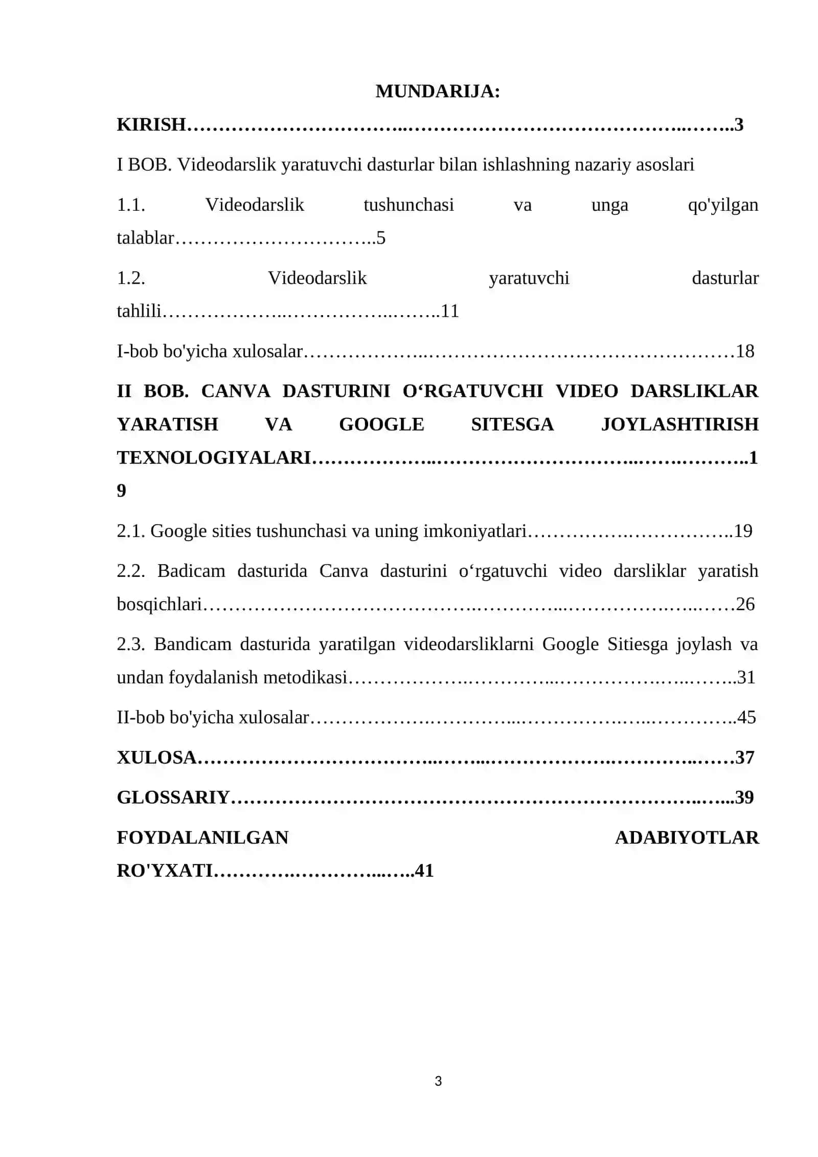 ELEKTRON TA’LIM RESURSLARINI YARATISH TEXNOLOGIYALARI 3