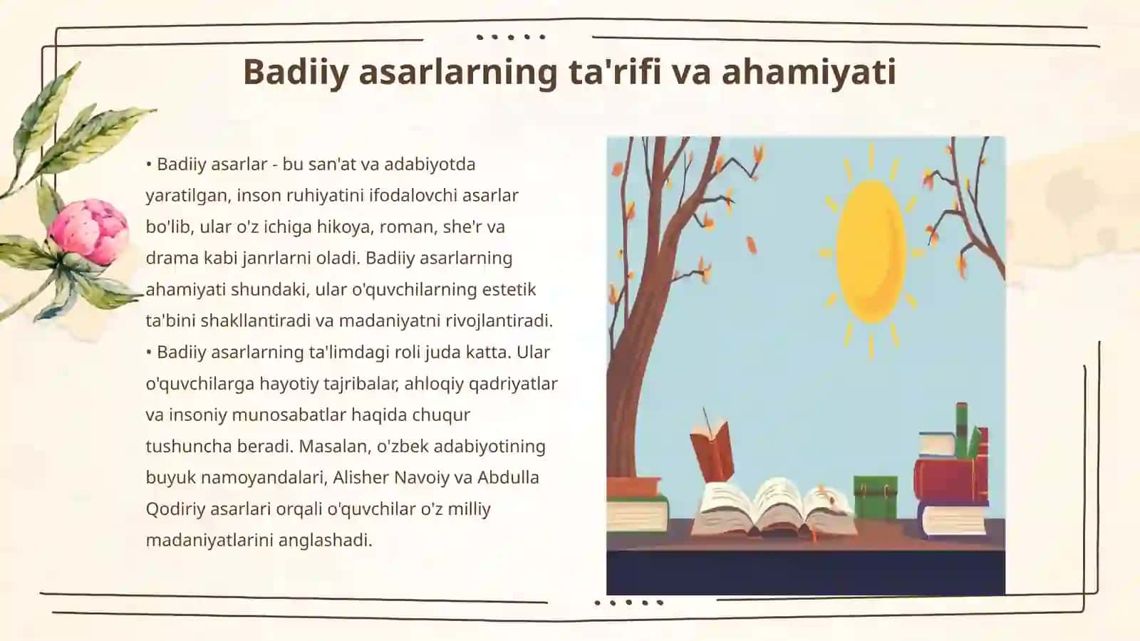 Badiy asarlar ustida ishlash texnologiyalari 3