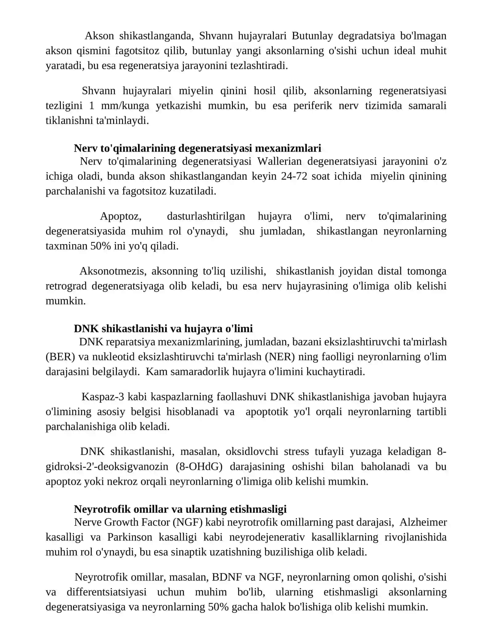 Nerv toʻqimasining denegeratsiyasi va renegeratsiyasi mexanizimlari 3