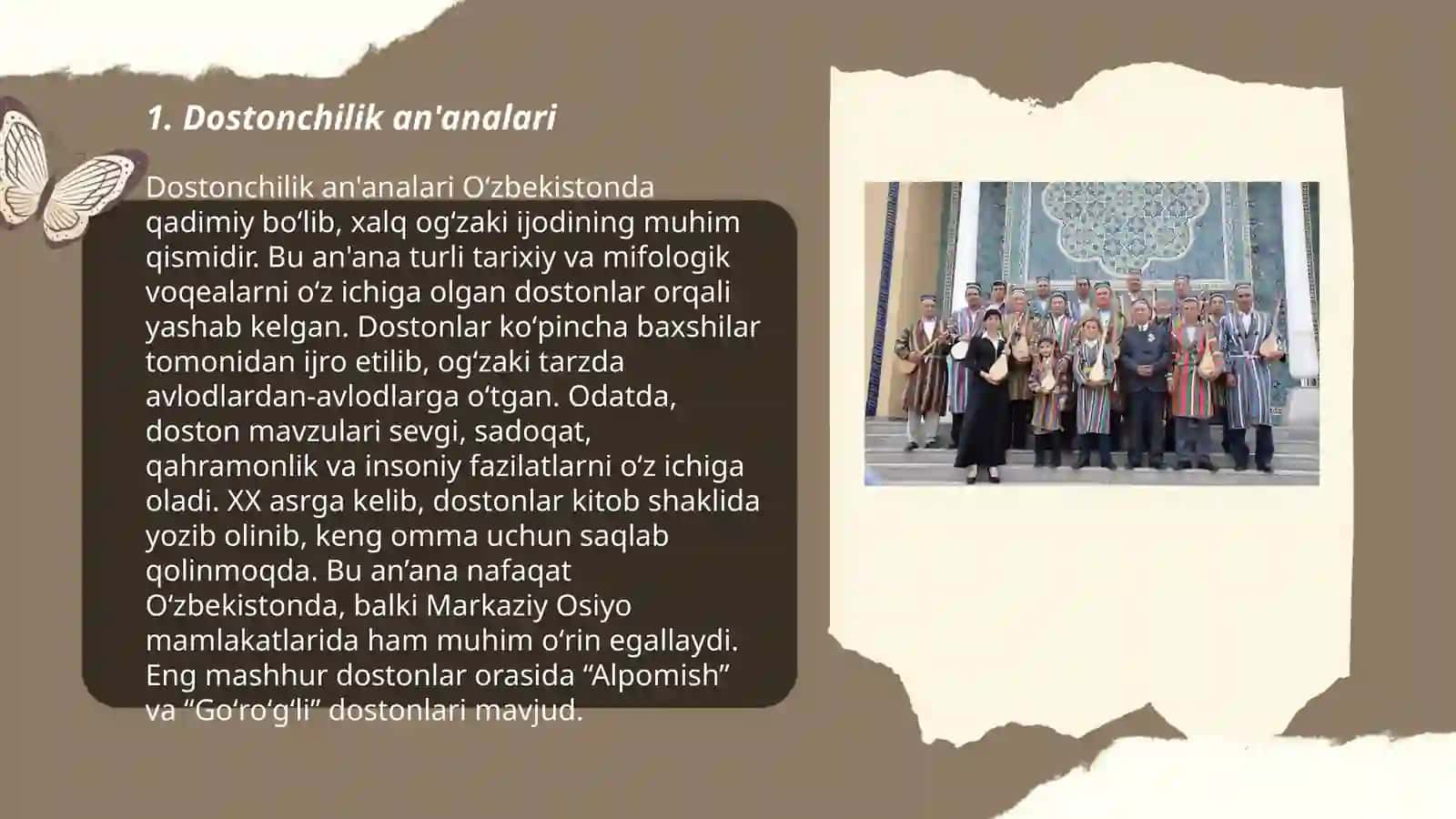 Dostonchilik an'analari 3