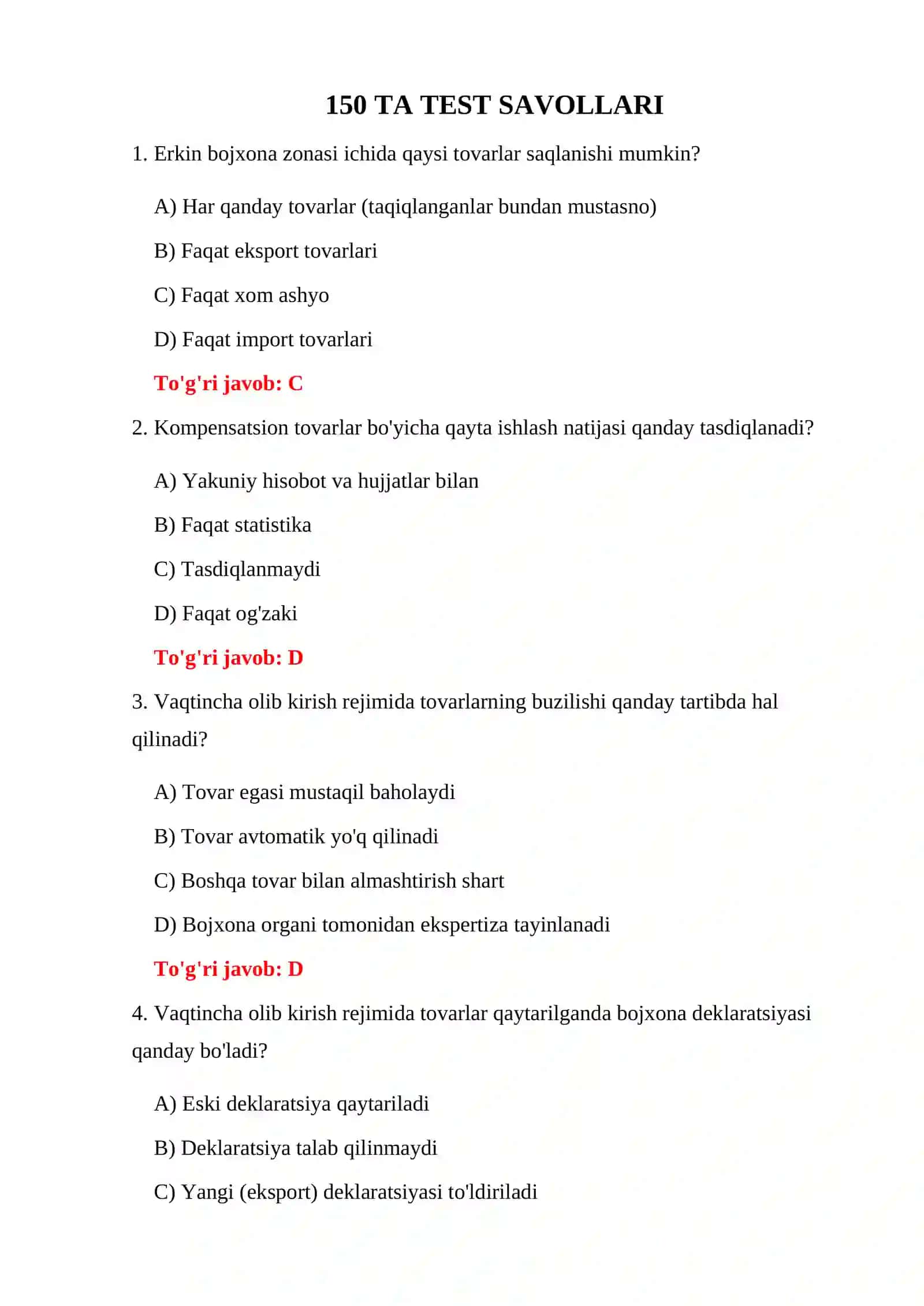 ERKIN OMBOR REJIMI TESTLARI 3