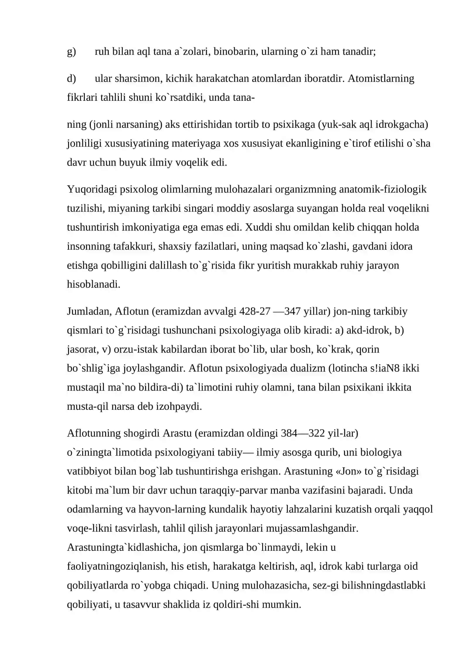 Psixologiya tarixidagi nazariyalar tahlili 3