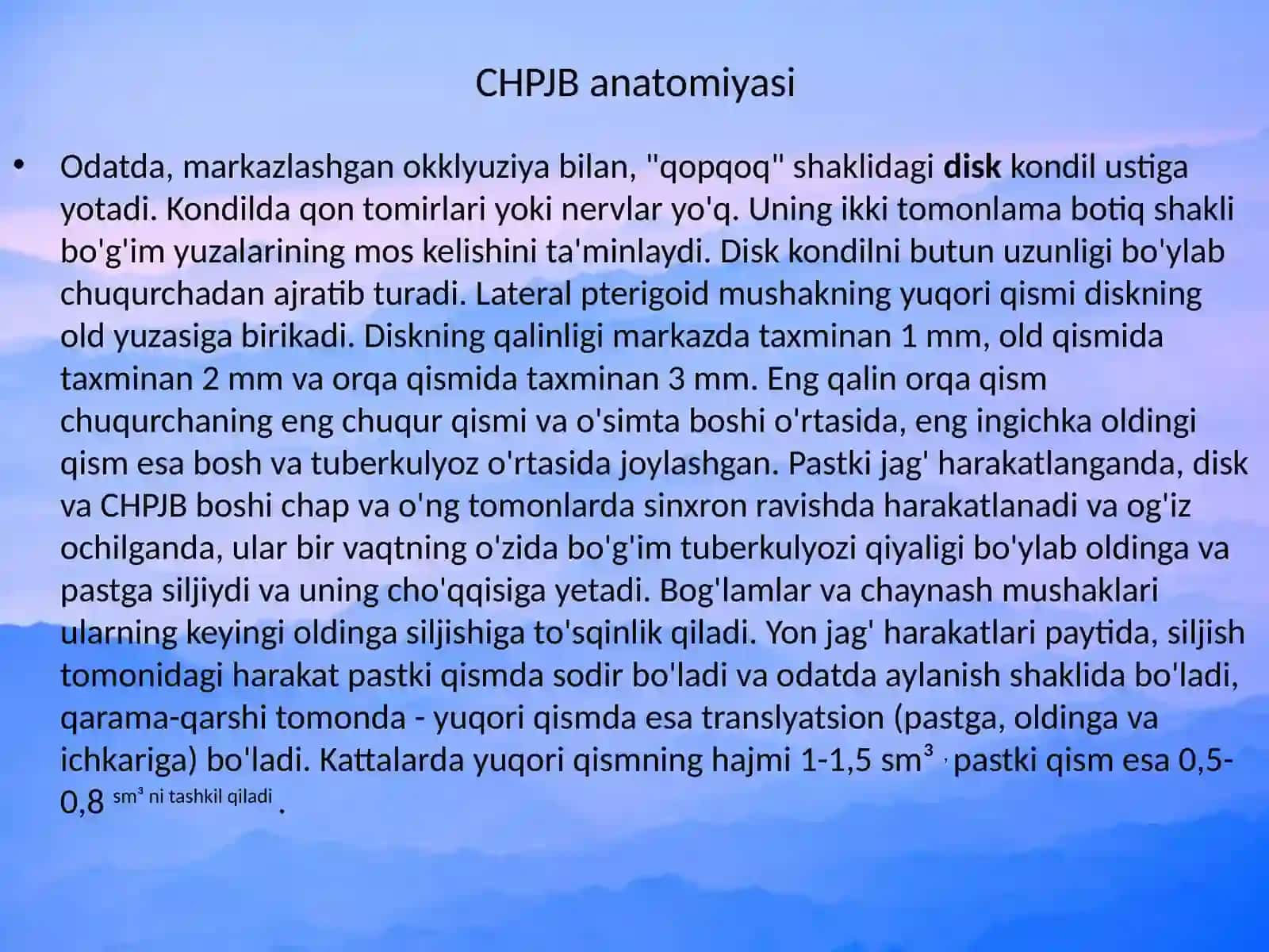 CHakka Pastki Jag' Bo'g'imi ankilozi 3