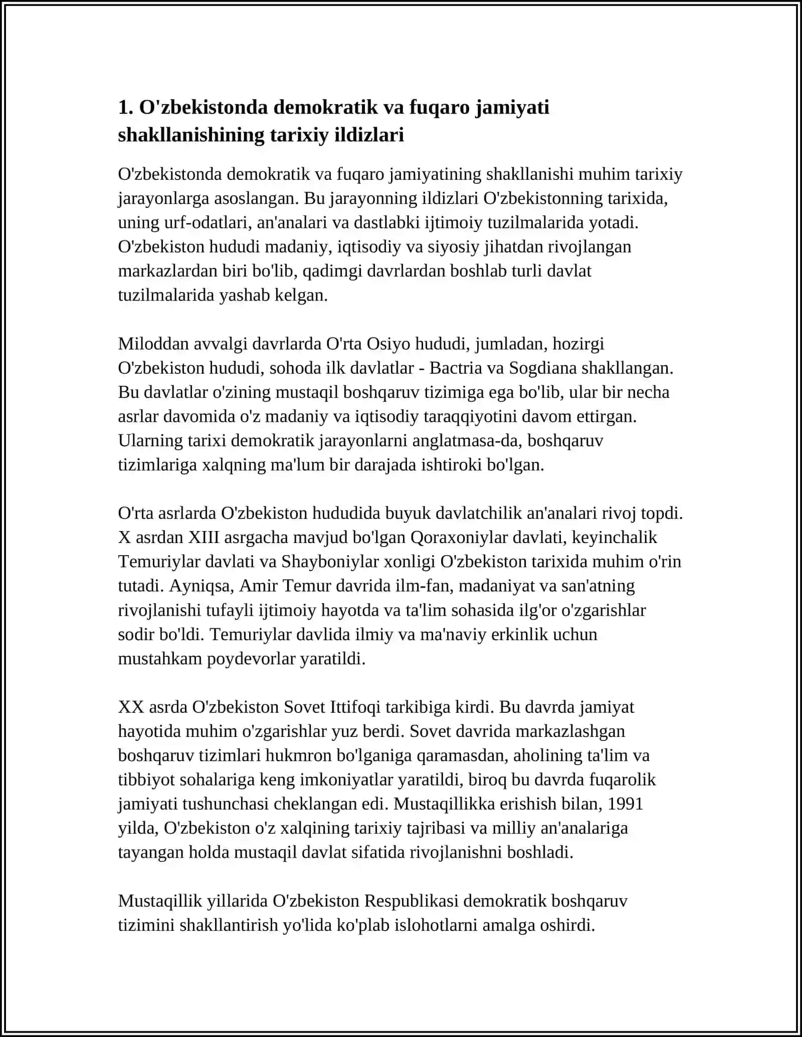 O'ZBEKISTONDA DEMOKRATIK VA FUQAROLIK JAMIYATI ASOSLARINING SHAKLLANISHI 3