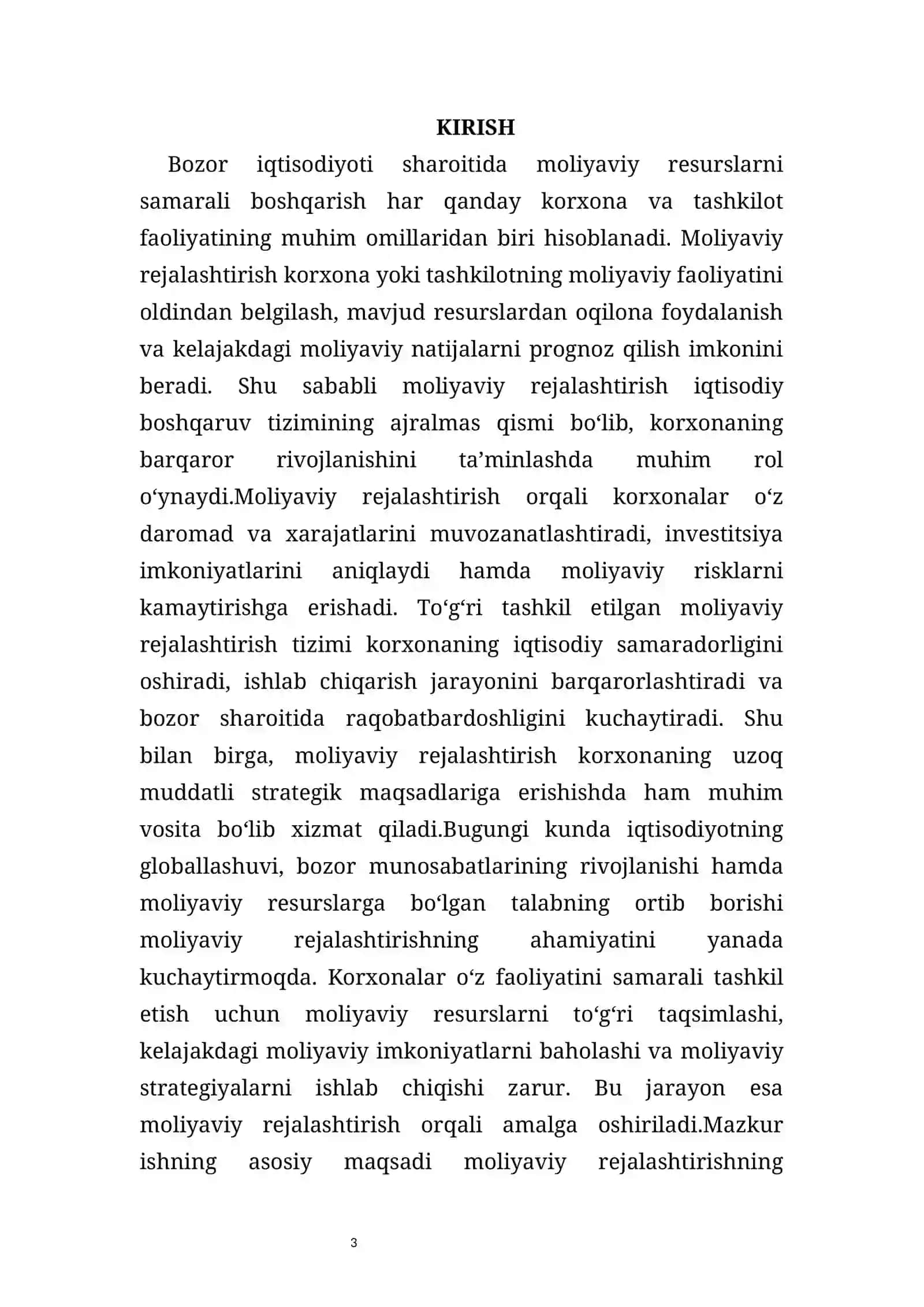 Moliyaviy rejalashtirishning nazariy asoslari 3