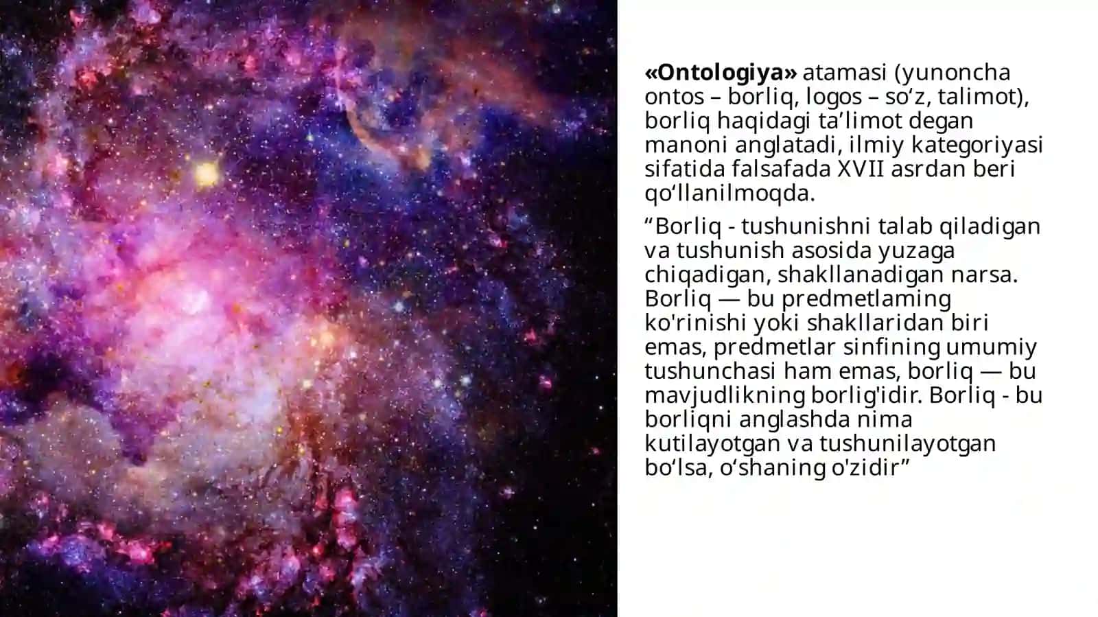 Borliq falsafasi(ontologiya) 3
