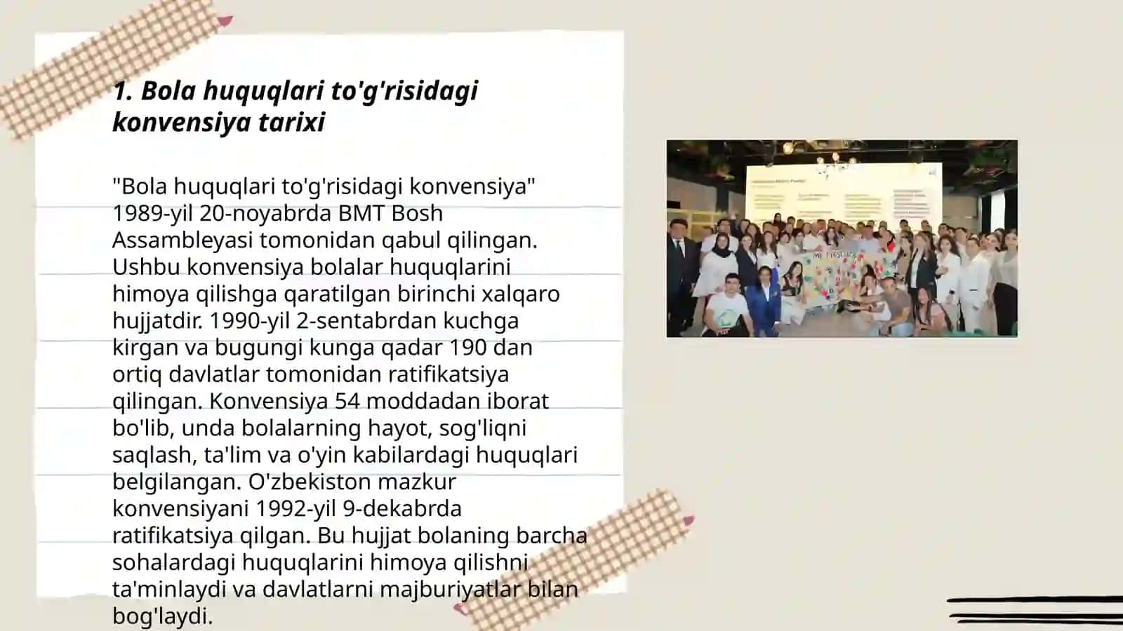 Bola huquqlari to'g'risidagi konvensiya tarixi 3