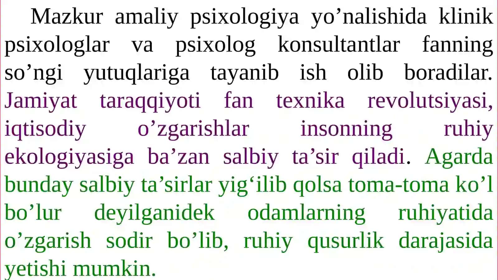 SOTSIAL PSIXOLOGIK TRENING NOBIXEVIORISTIK AN’ANALARDA. HARAKATNI MODIFIKATSIYA QILISH MUAMMOLARI 3