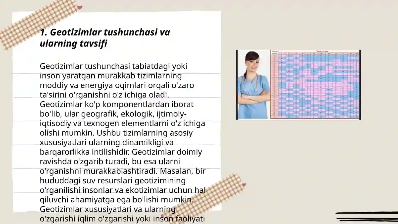 Geotizimlarning mezonlarini aniqlash va tahlil qilish usul va uslublari 3
