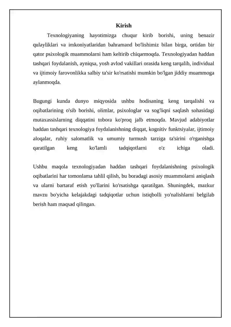 Texnologiyadan ortiqcha foydalanishning ruhiy oqibatlari 3