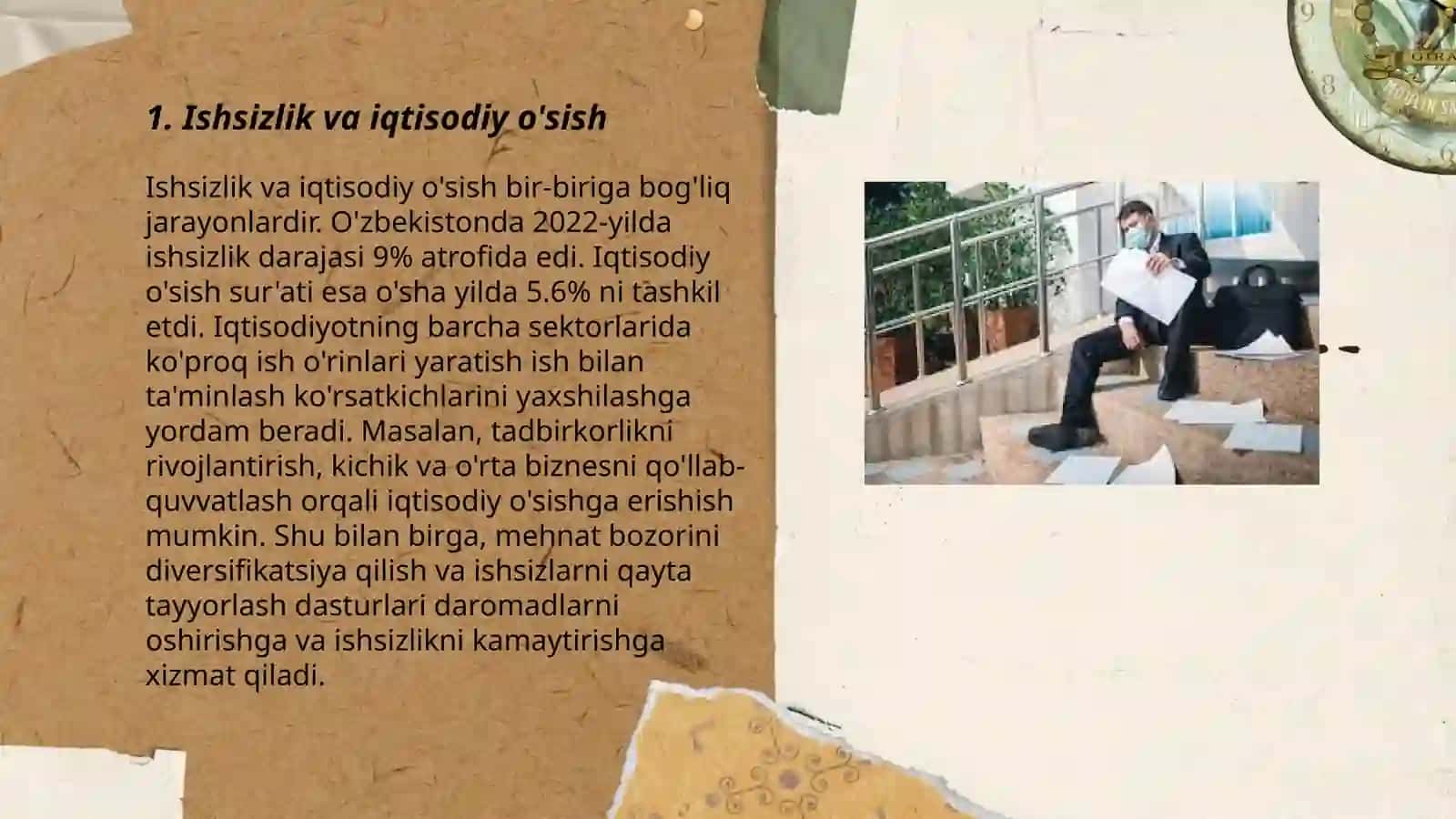 Ishsizlikning iqtisodiy oqibatlari.A.Ouken qonuni 3
