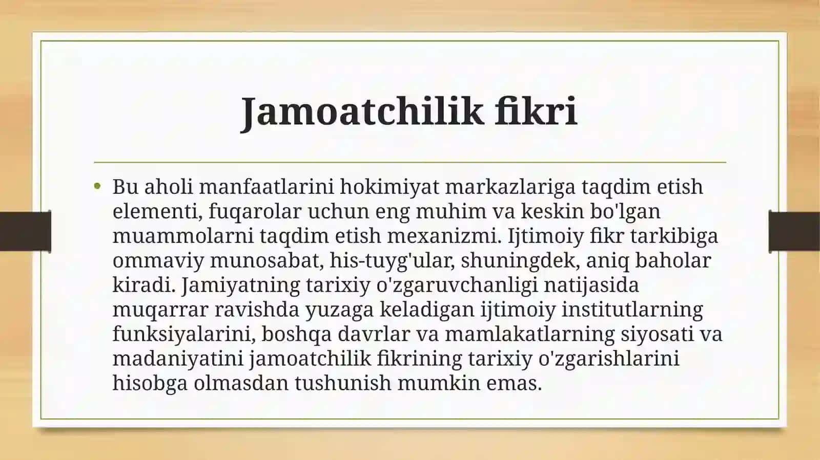 Jamoatchilik fikri nima 3