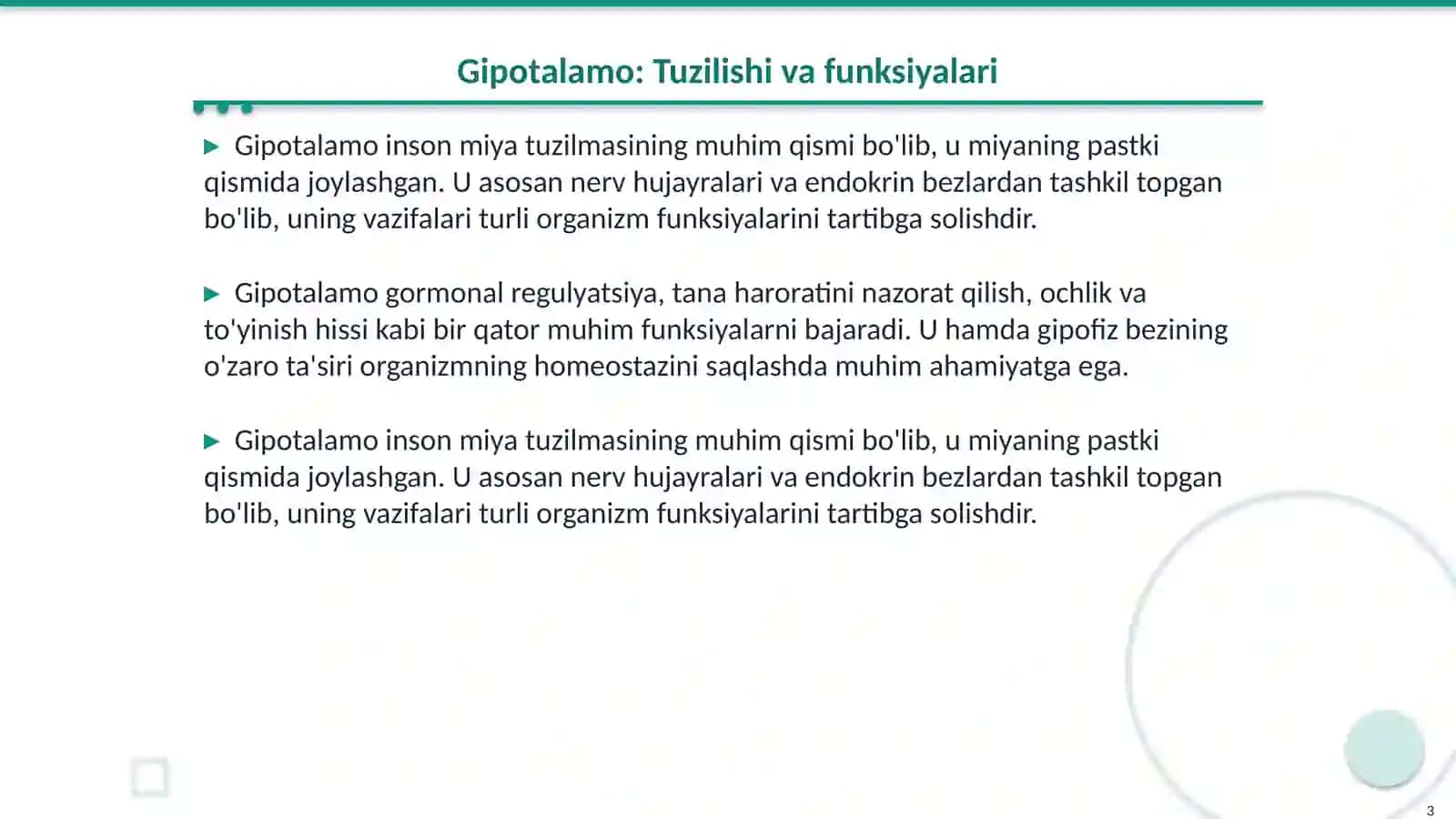 Gipotalamo-gipofizar tizim 3