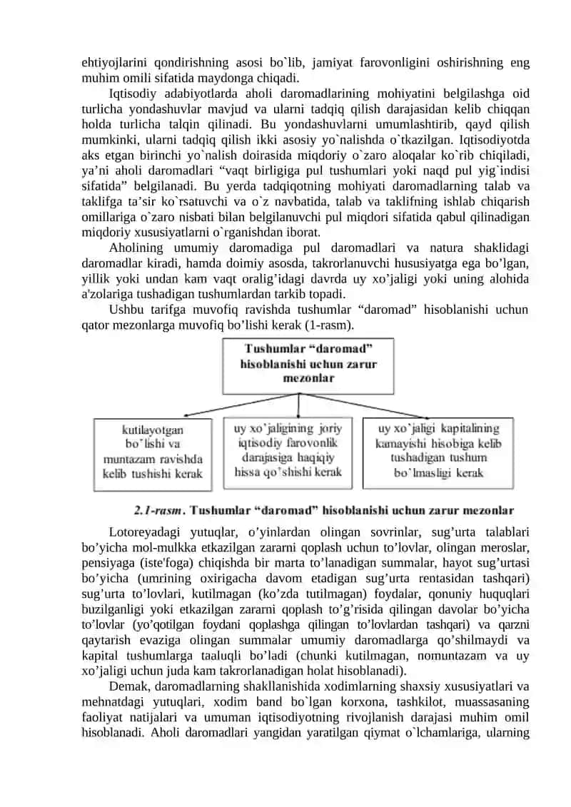 Aholi daromadlarining iqtisodiy sektorlar rivojlanishiga ta'siri 3