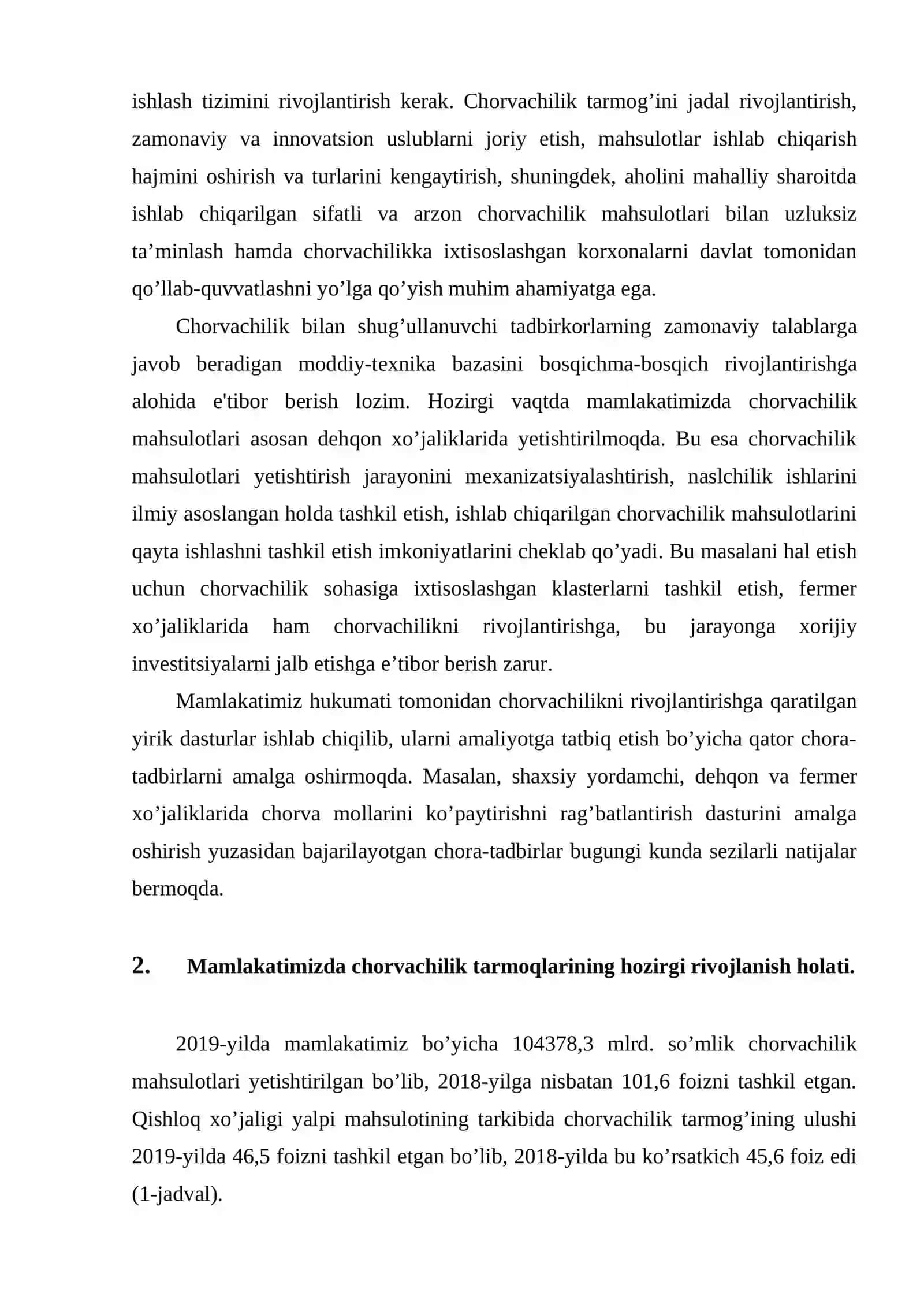 Chorvachilik tarmoqlari iqtisodiyoti 3