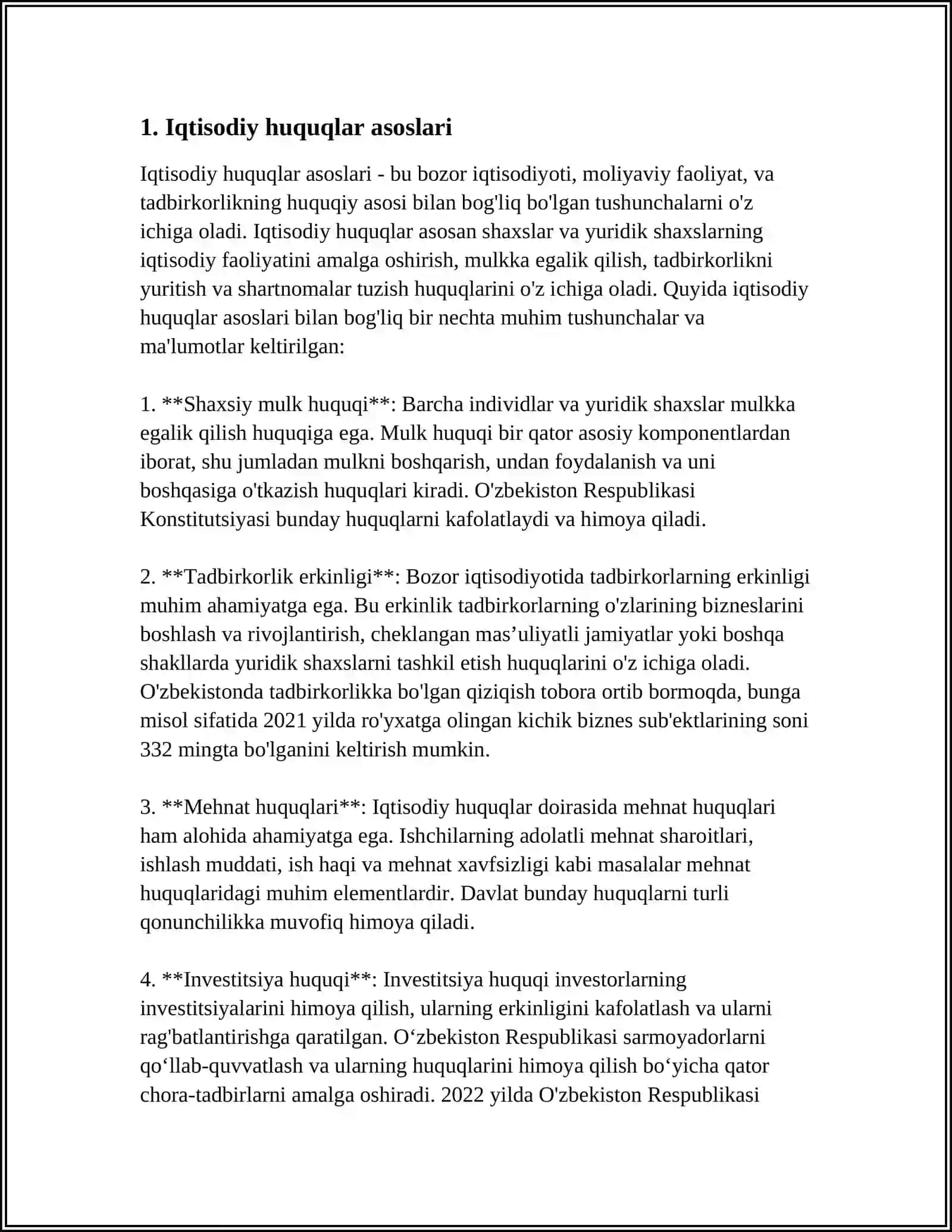 IQTISODIY VA EKOLOGIK HUQUQLAR 3