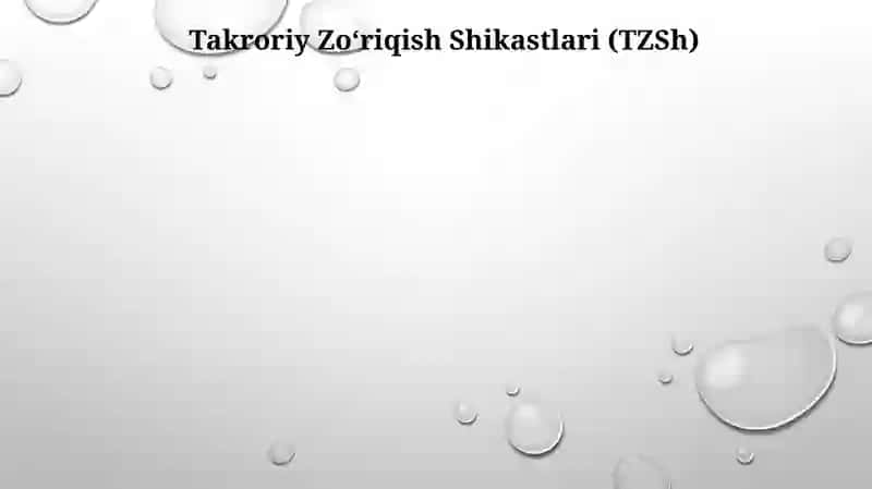 Takroriy Zoʻriqish Shikastlari (TZSh) 3