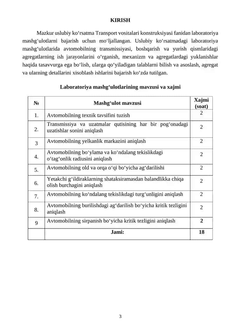 Transport vositalari konstruksiyasi 3