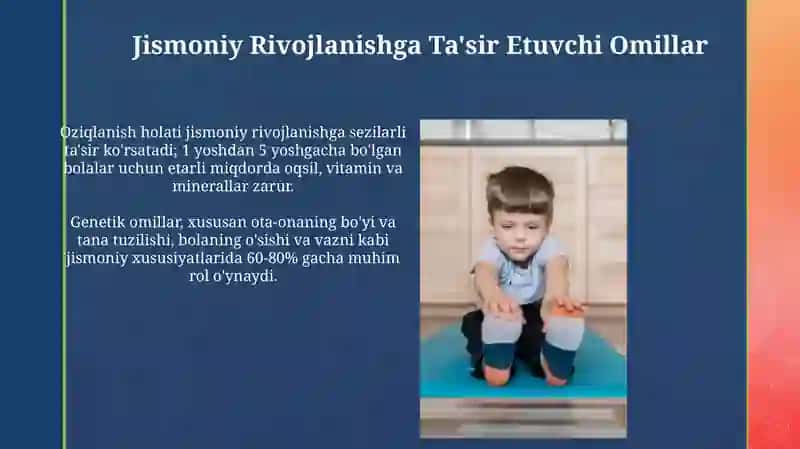 Jismoniy Rivojlanishga Ta'sir Etuvchi Omillar 3