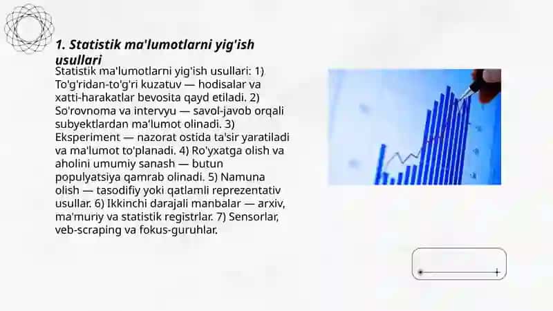 Statistik tekshiruv usullari 3