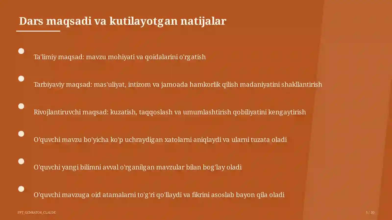 Nutq uslublari: ilmiy va rasmiy uslub (10-sinf) 3