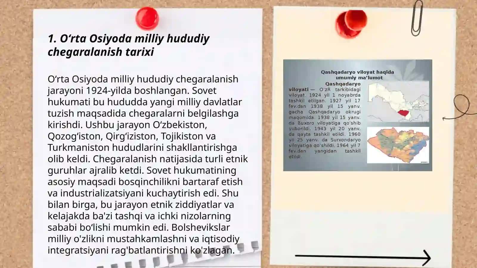 Oʻrta Osiyoda milliy hududiy chegaralanishini oʻtkazilishi 3
