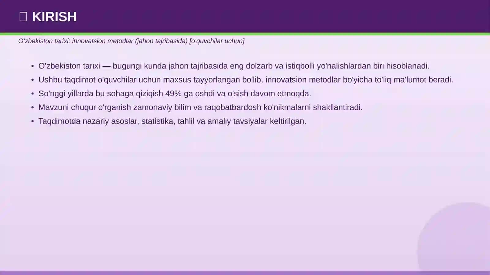 O'zbekiston tarixi: innovatsion metodlar (jahon tajribasida) [o'quvchilar uchun] 3