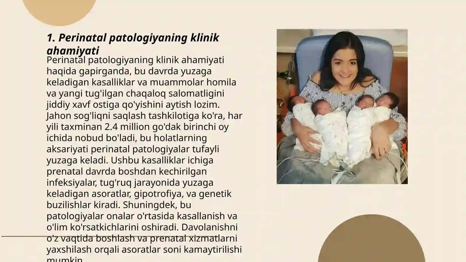 Perinatal patologiya. Tug‘ma infeksiyalar 3