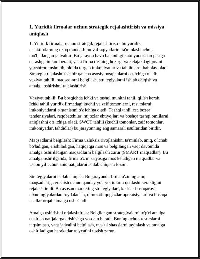YURISTLAR UCHUN STRATEGIK QARORLAR QABUL QILISH 3