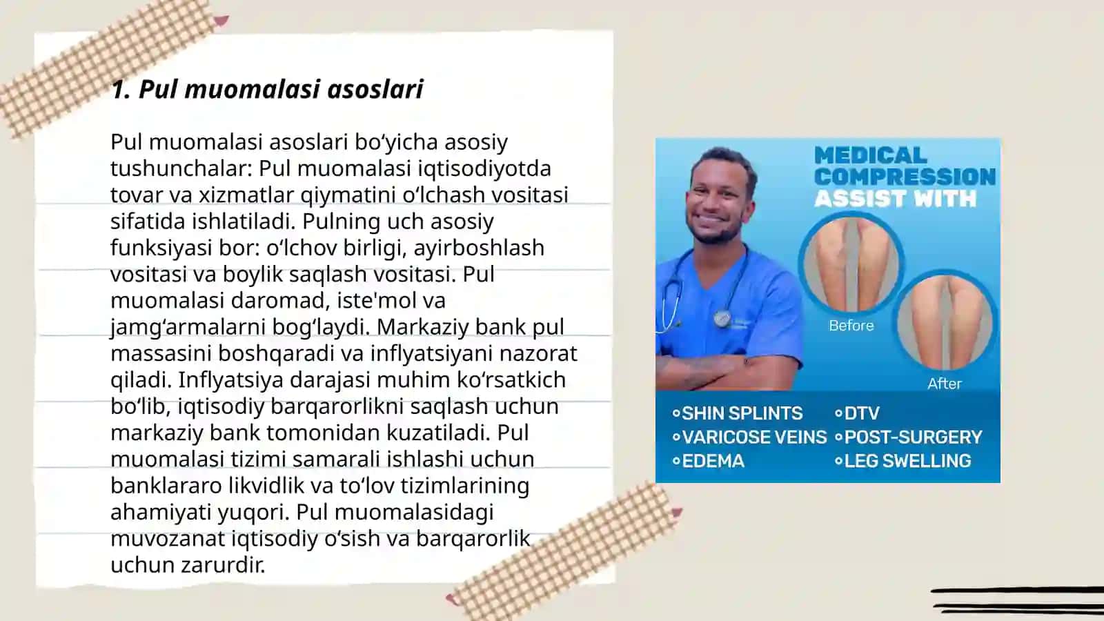 Pul muomalasi. Kredit tizimi va banklar 3
