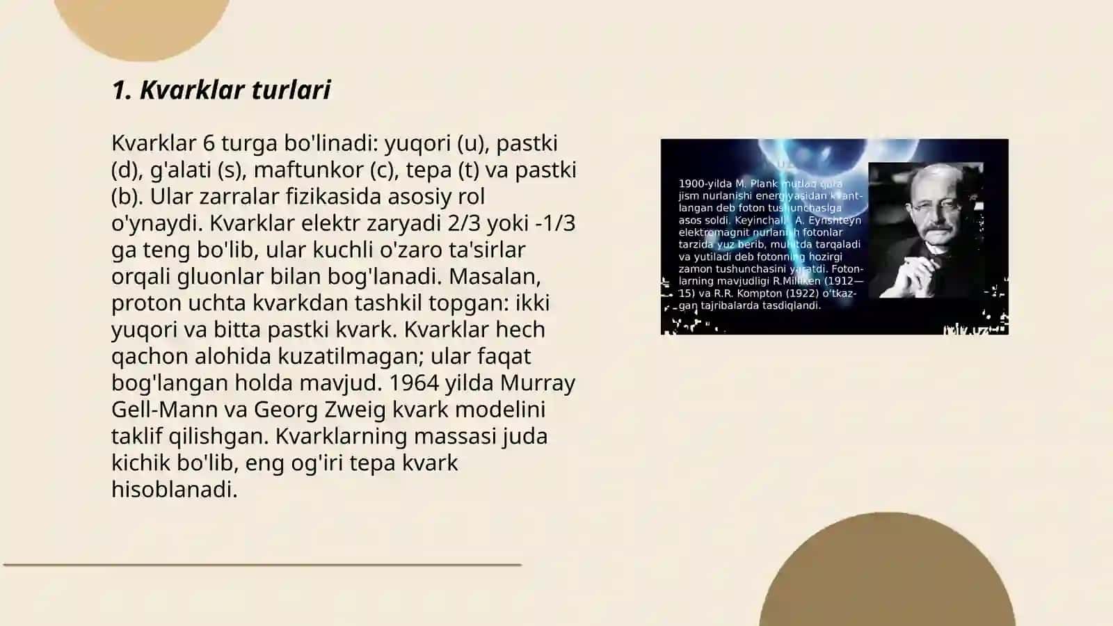 Kvarklar turlari 3