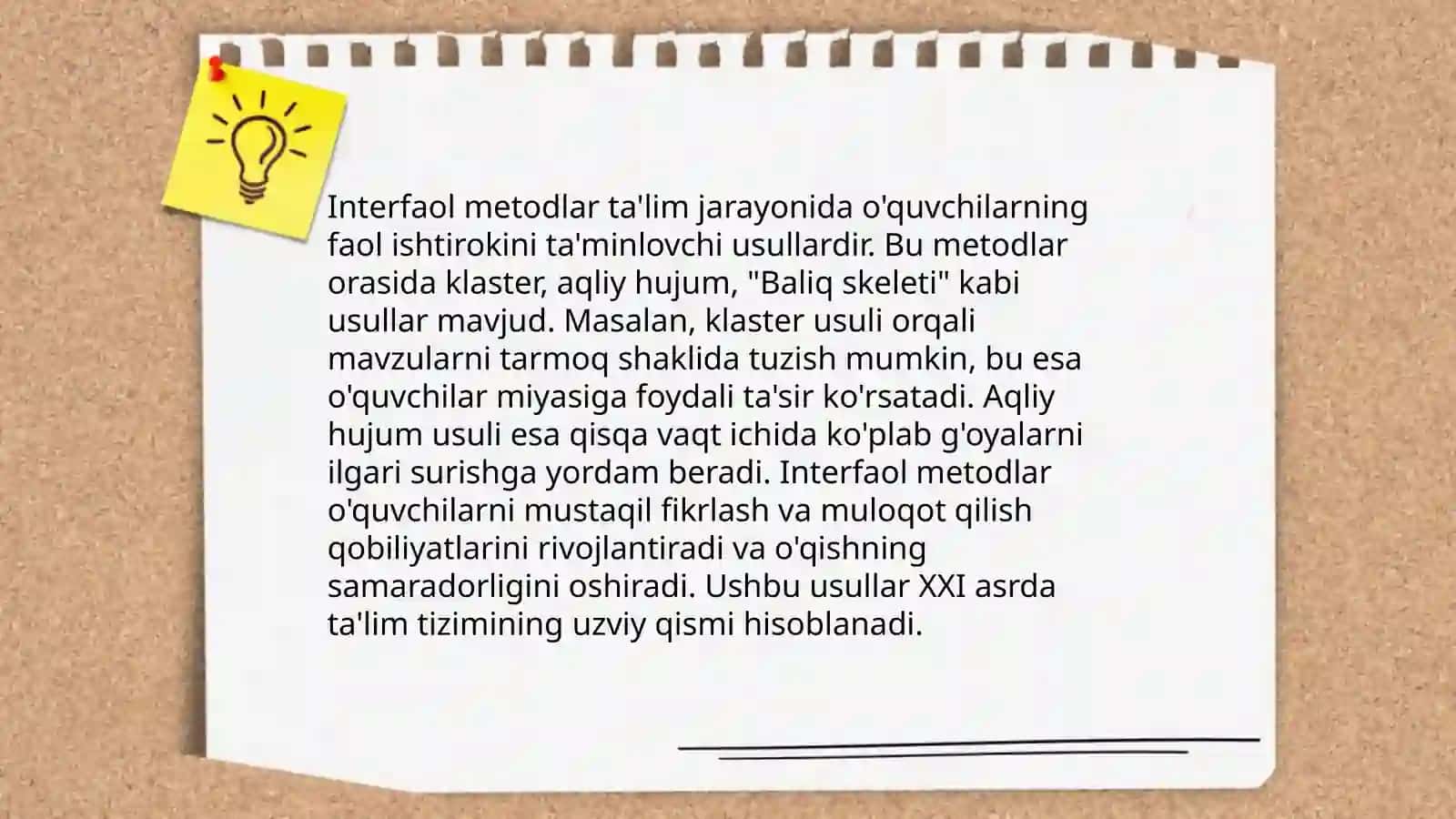Interfaol metodlar 3