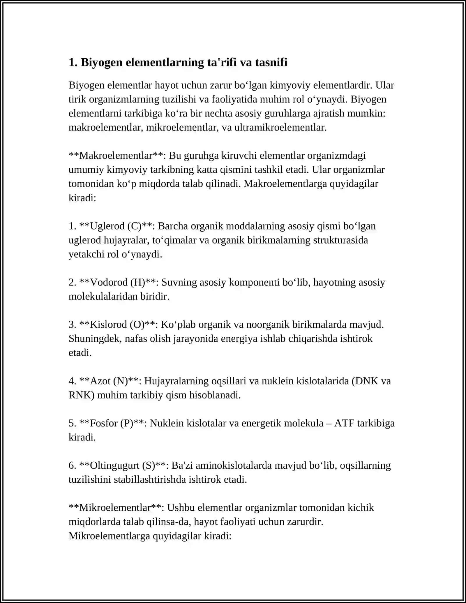 BIYOGEN ELIMENTLAR 3