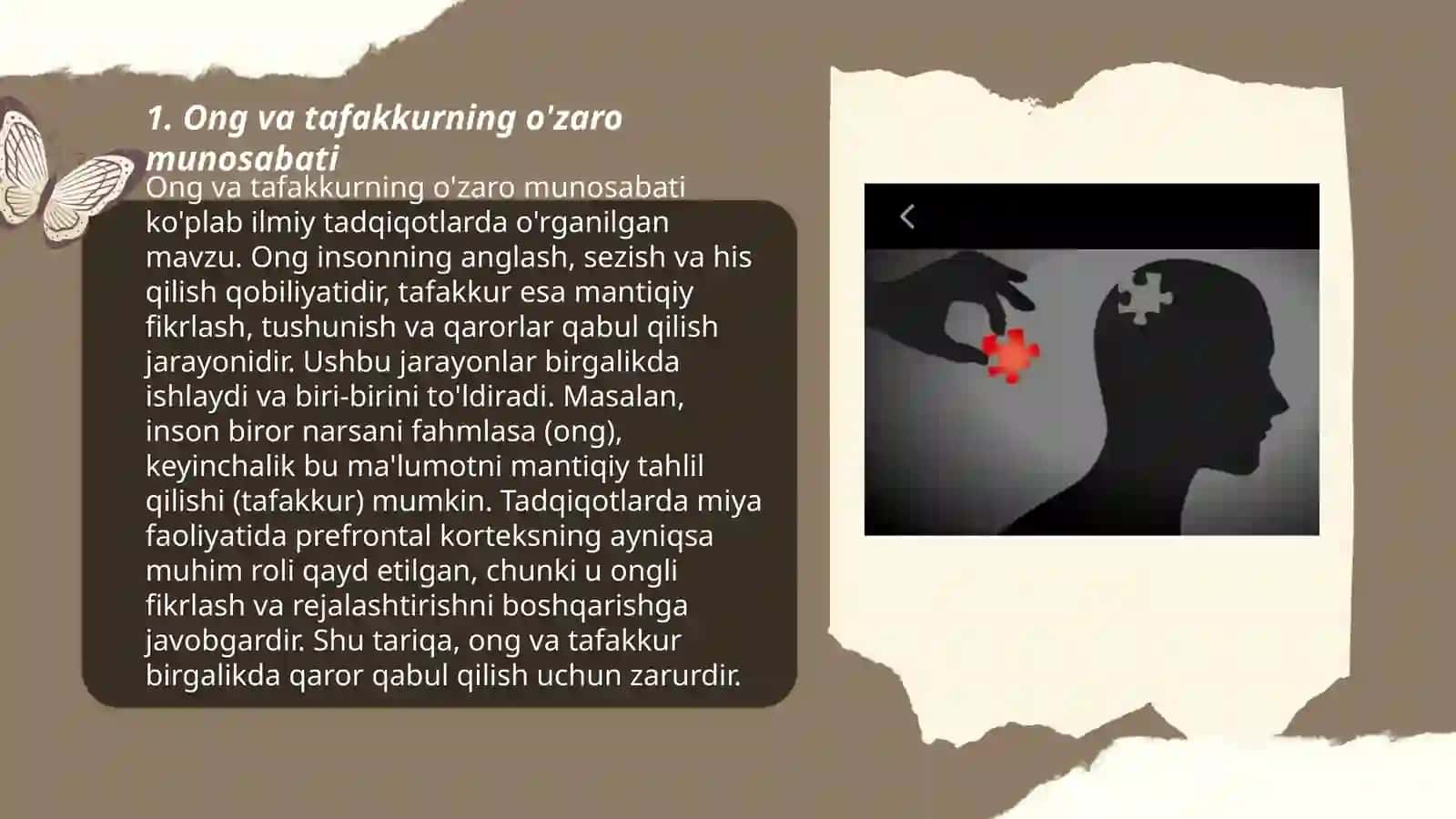Ong taraqqiyoti va ongsizlik 3