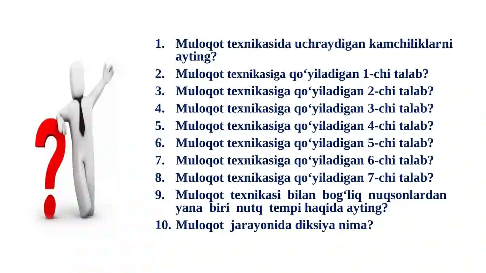 JAMOA OʻRTASIDAGI MULOQOT 3