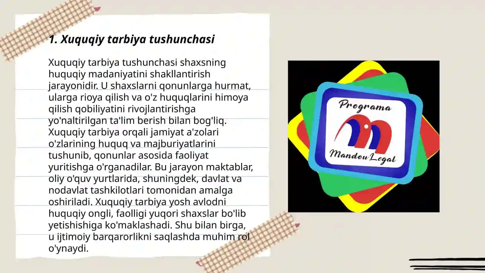 Xuquqiy tarbiya 3