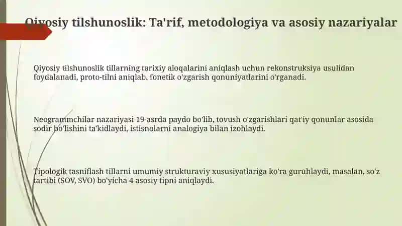 Komparativistika 3