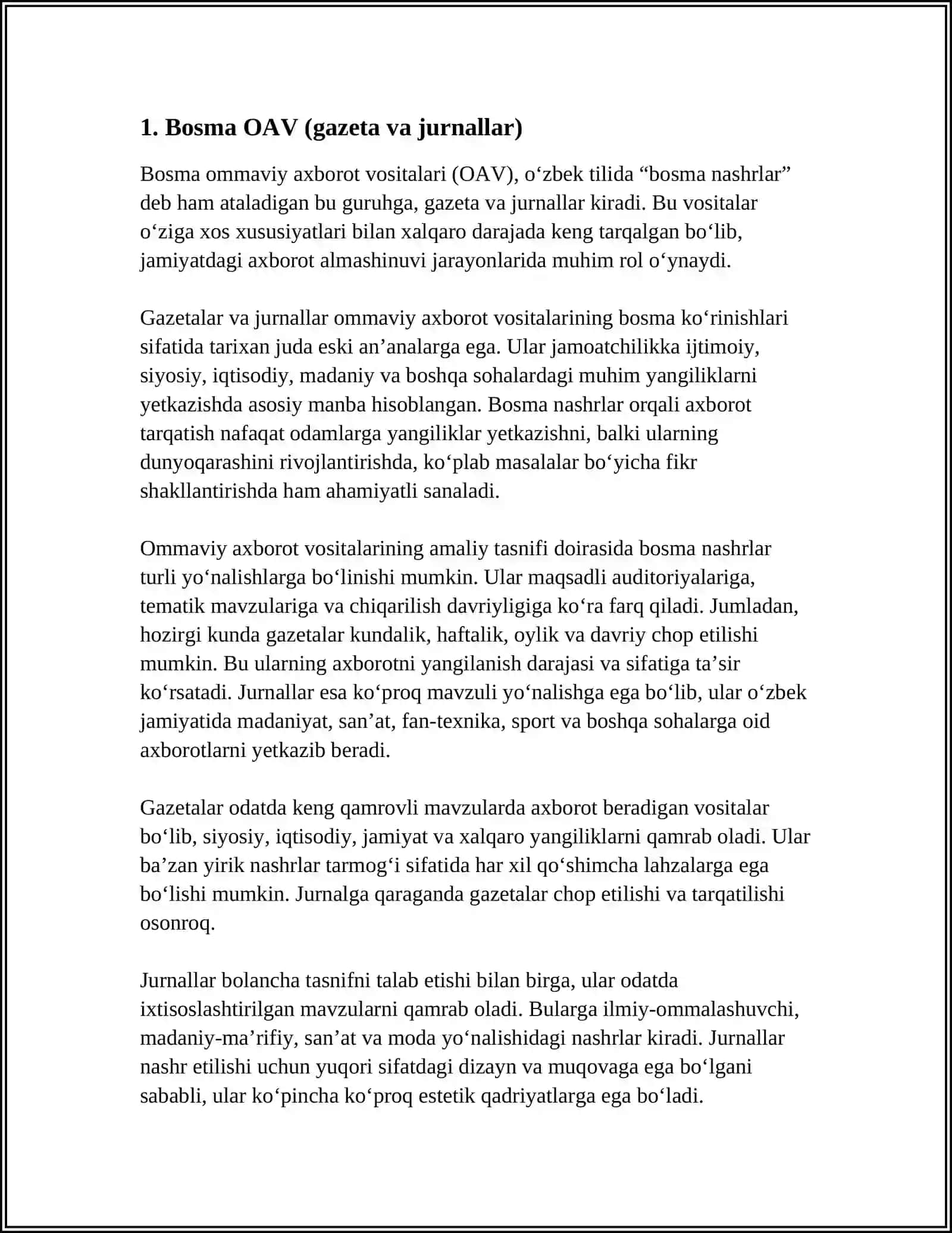 OAV NING AMALIY TASNIFI 3