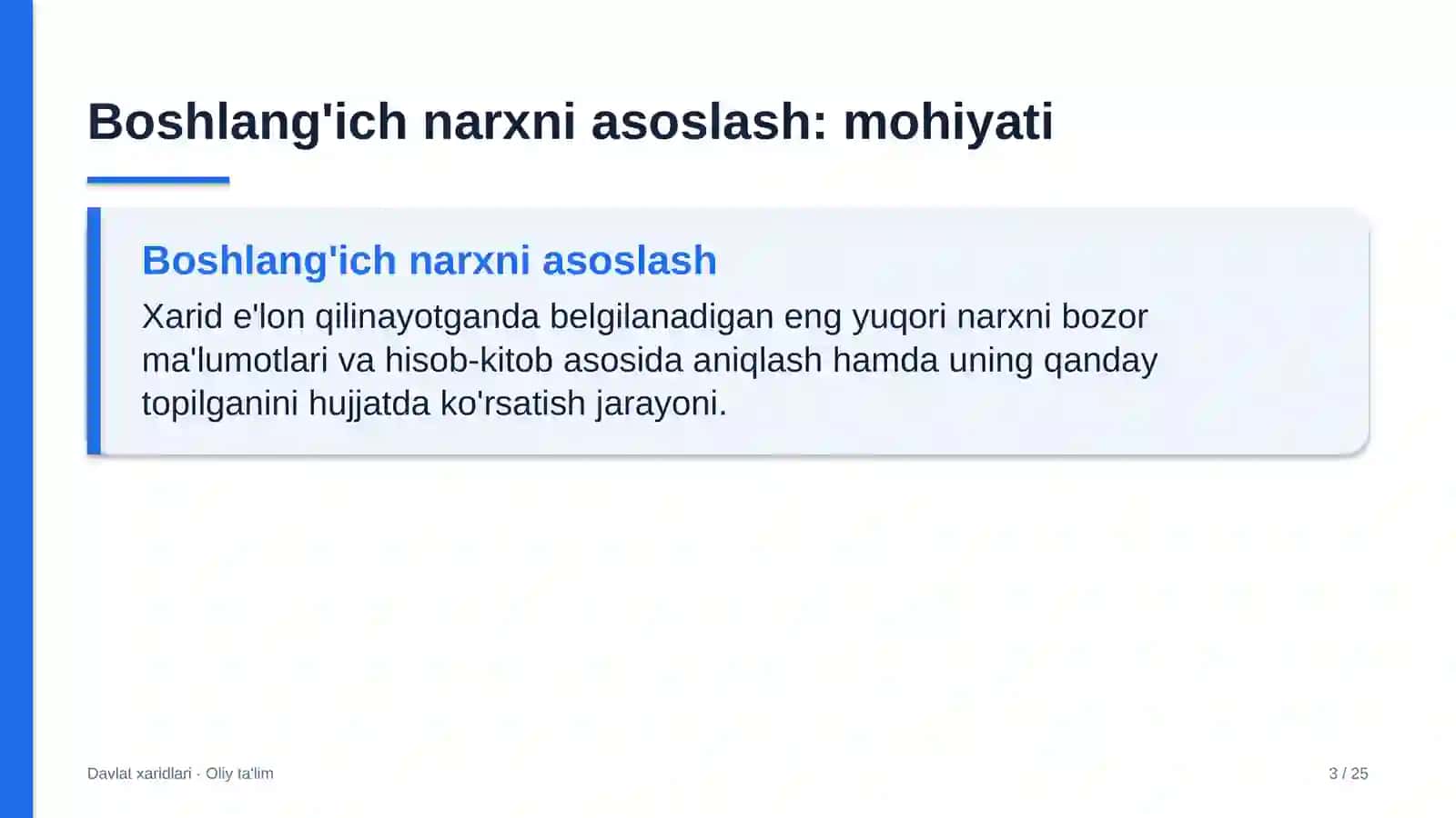 Botanika bog'larida boshlang'ich narxni asoslash 3