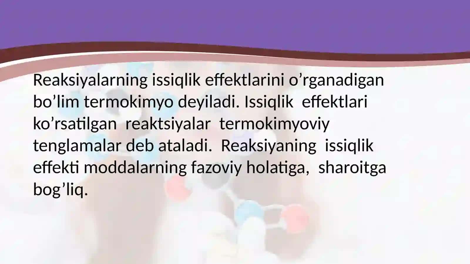 Kimyoviy  reaksiya  yo'nalishlari 3