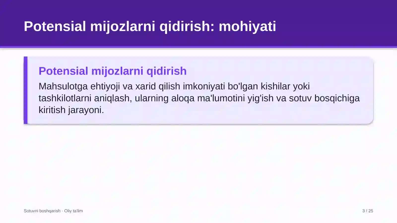 Elektronika do'konlarida potensial mijozlarni qidirish 3