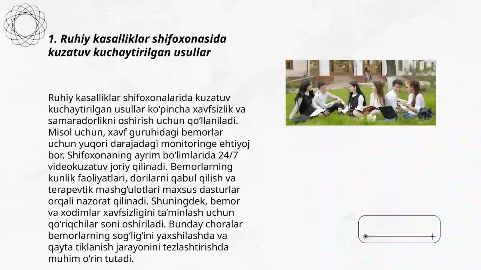 Jinoyat huquqida kuzatuv kuchaytirilgan ruhiy kasalliklar shifoxonasoda majburiy davolanish 3