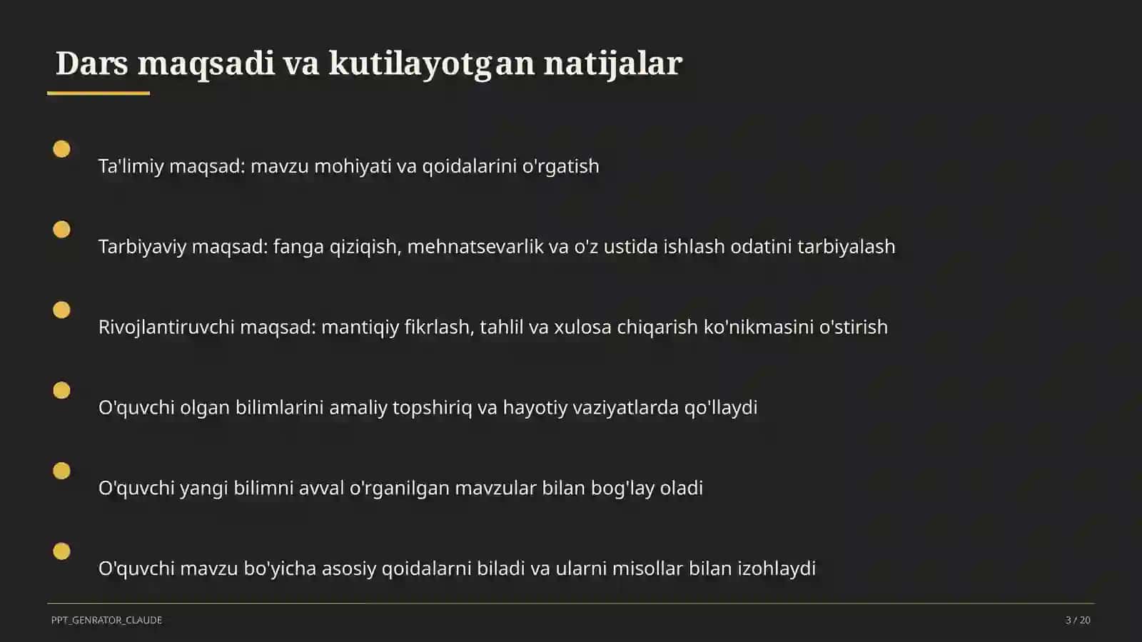 Ona tili (5–11) — metodik birlashma uchun 3