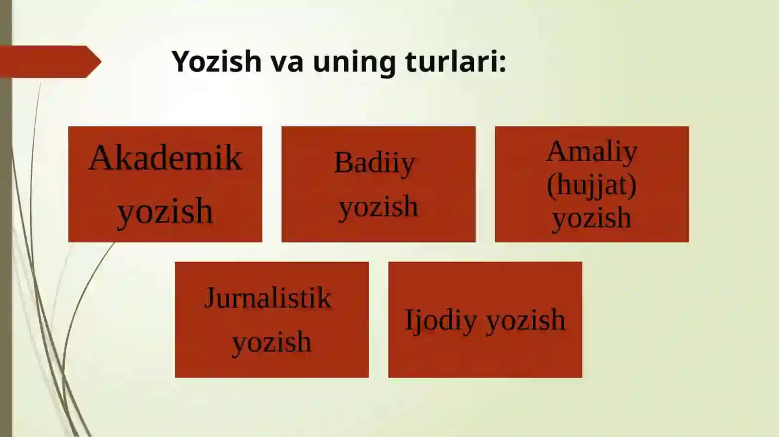 Taqdimot. Prezentatsiya 3